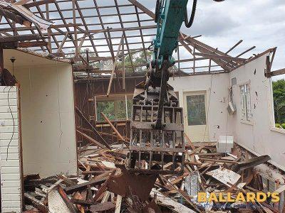 House Demolition Progress Ashgrove Brisbane